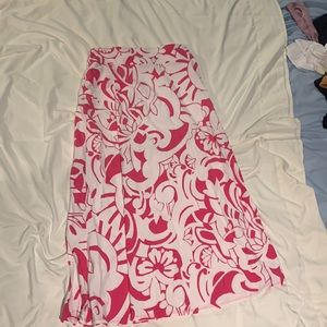 Talbots Long Floral Skirt